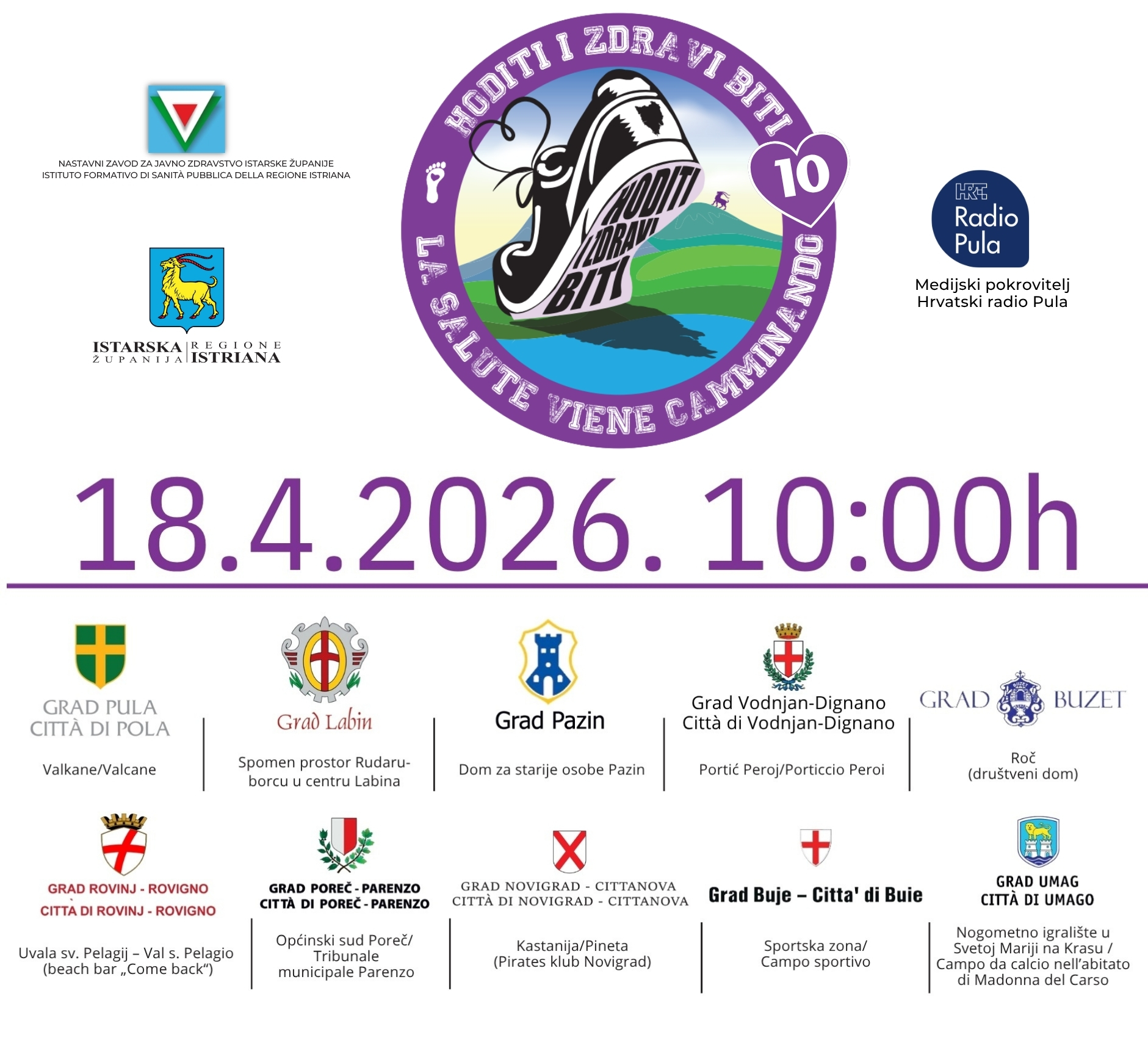 La salute viene camminando